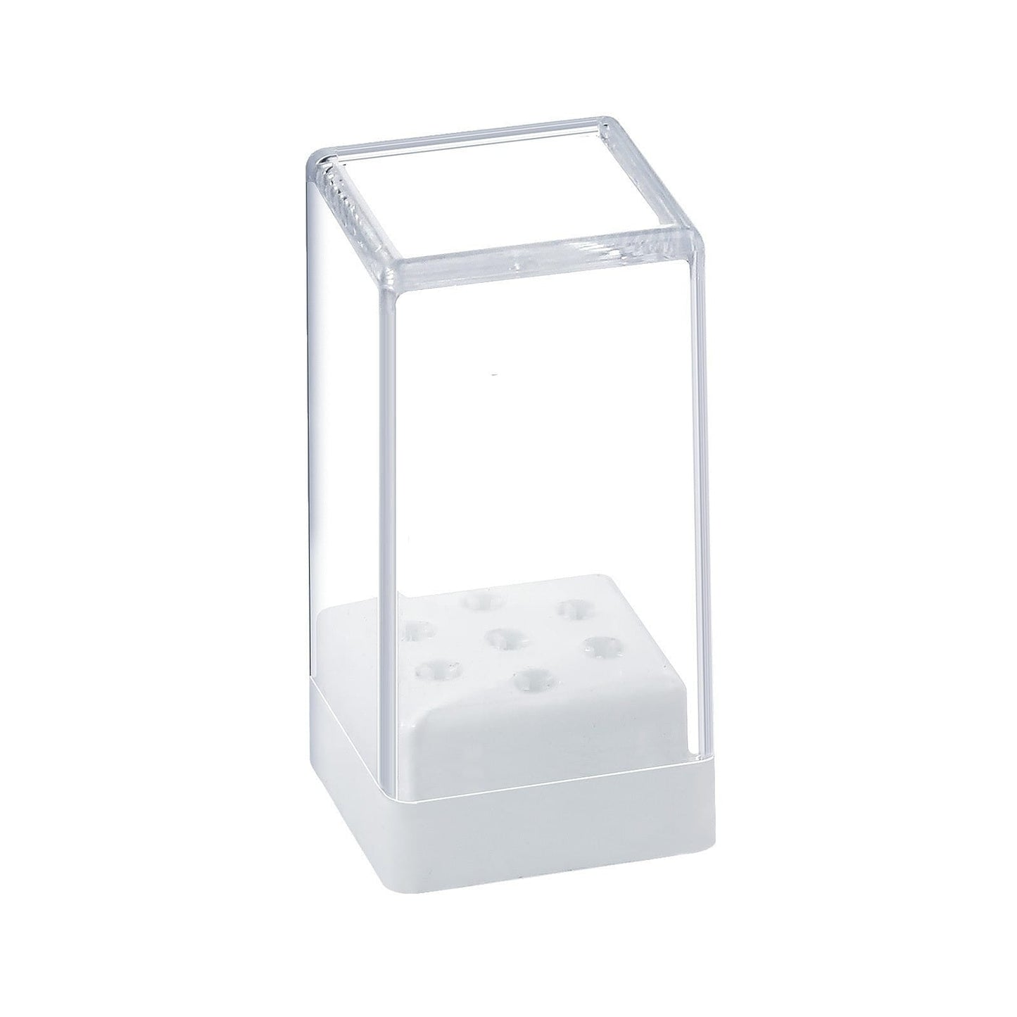 Nail Drill Bit Holder Storage Box 7 Slots Mask Queen Nepal