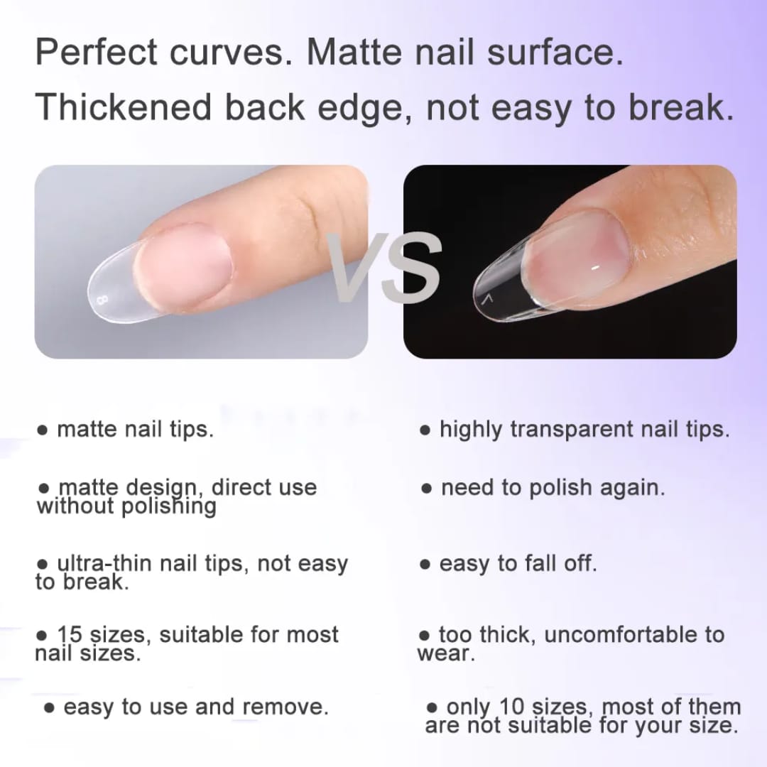 Press On Nail Tips in Box（10 Pairs） Mask Queen Nepal