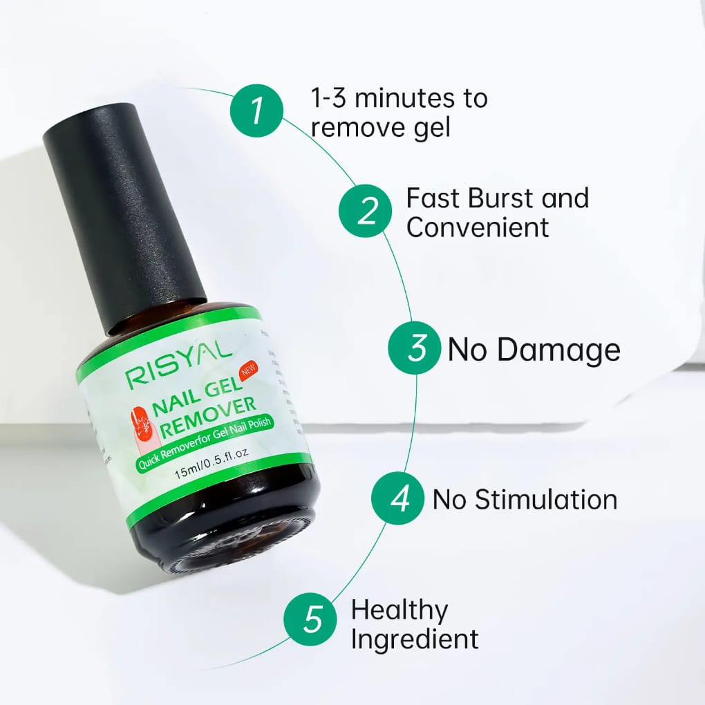 RISYAL Magic Nail Polish Remover 15ml Mask Queen Nepal