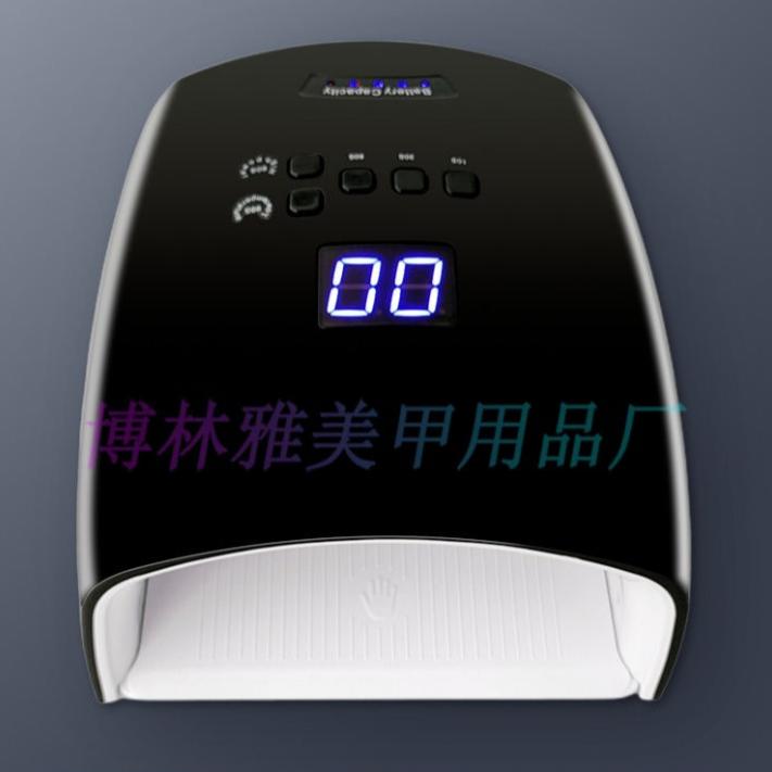 S10 Black Cordless Rechargeable UV LED Nail Lamp Mask Queen Nepal