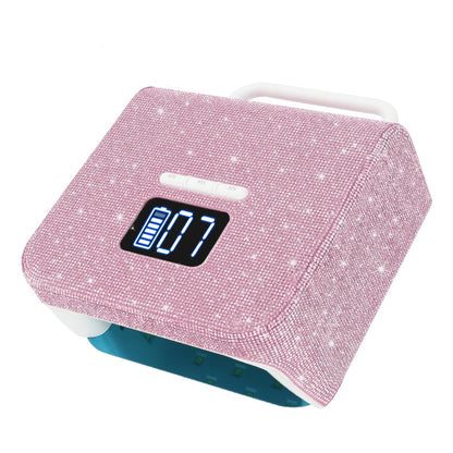 UV LED Nail Lamp with 33pcs Lamp Chips, 15600mAh Battery, Removable Bottom Tray for Both Hands and Feet, 4 Timer Setting (US Plug) Mask Queen Nepal