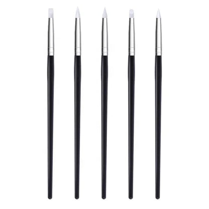 Nail Art Pen Silicon Brush Set 5 Pieces Mask Queen Nepal