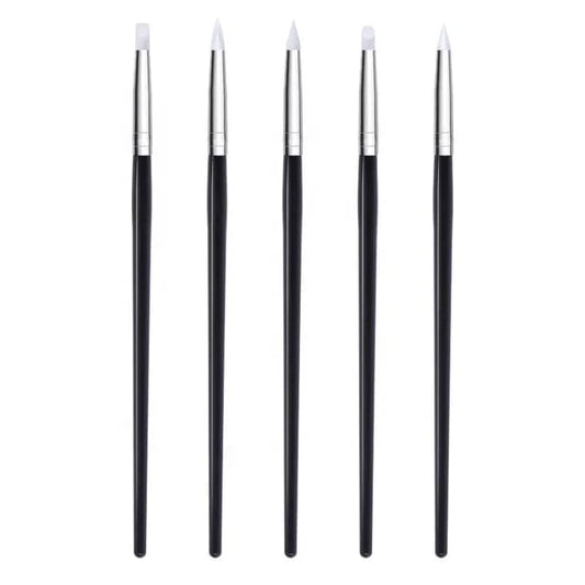 Nail Art Pen Silicon Brush Set 5 Pieces Mask Queen Nepal