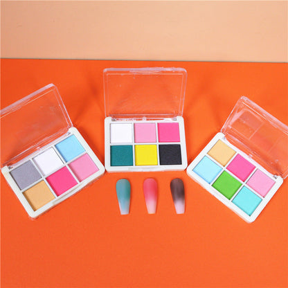 Nail Powder Metallic Mirror Effect Holographic Nail Art Aurora Chrome Powder Mask Queen Nepal