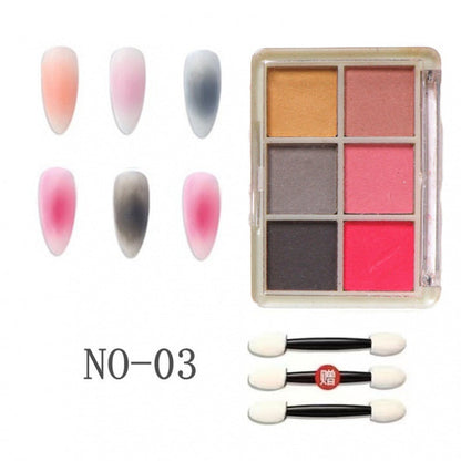 Nail Powder Metallic Mirror Effect Holographic Nail Art Aurora Chrome Powder Mask Queen Nepal