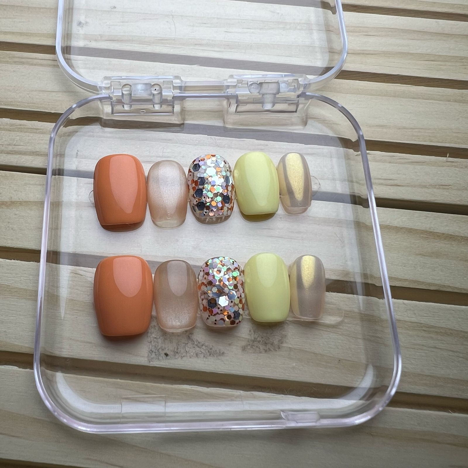 Press On Nails Short Square H0048-D Easy Beauty Nepal