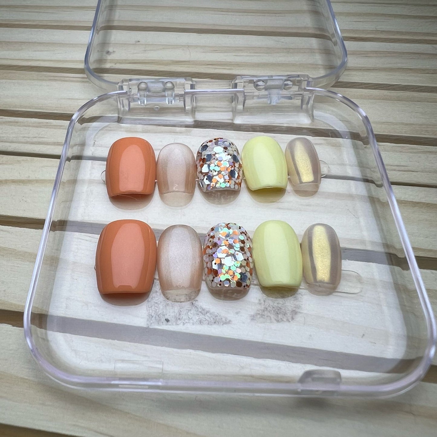 Press On Nails Short Square H0048-D Easy Beauty Nepal