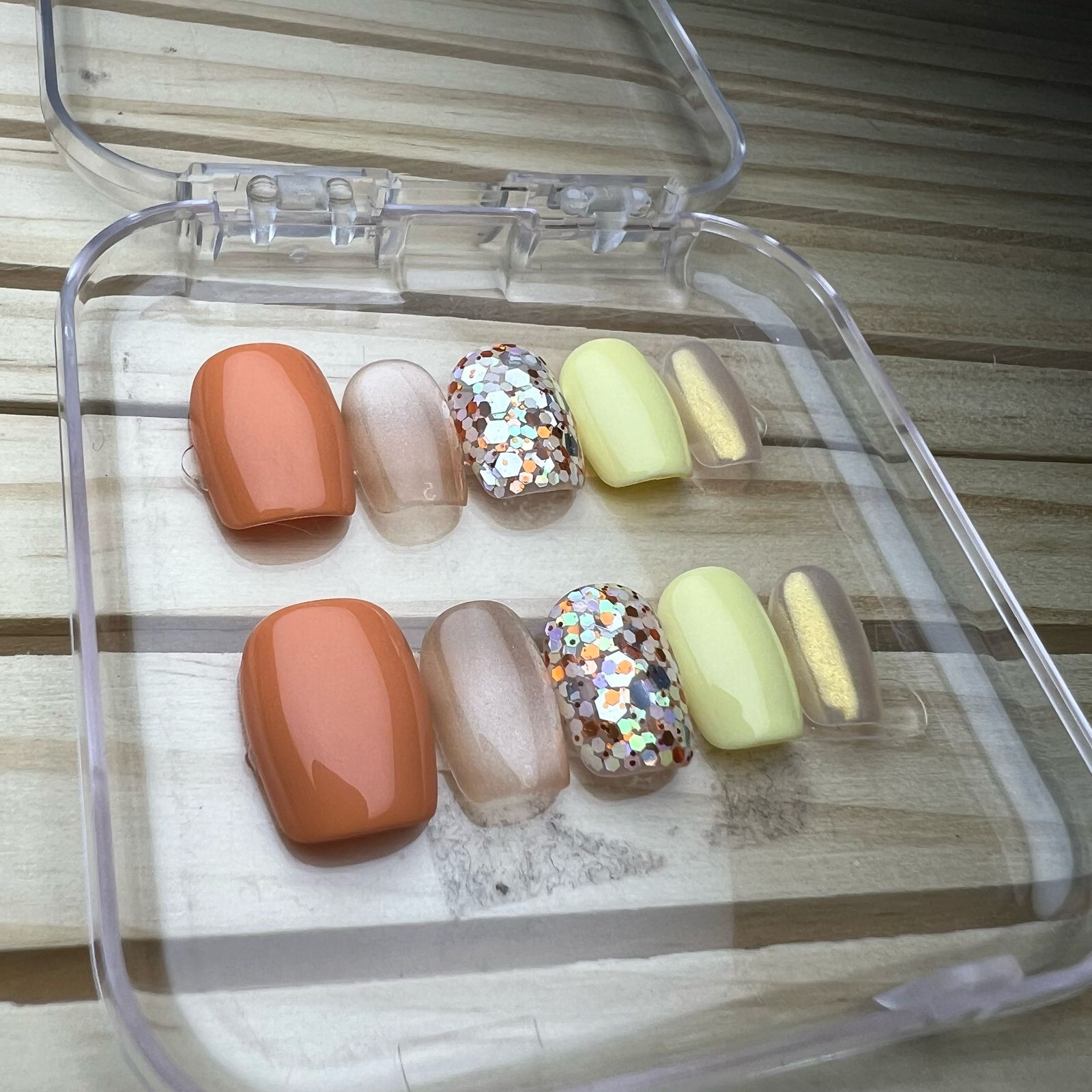 Press On Nails Short Square H0048-D Easy Beauty Nepal