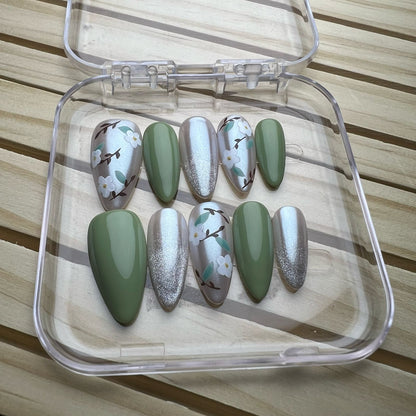 Press On Nails Long Stiletto H0221-D Easy Beauty Nepal