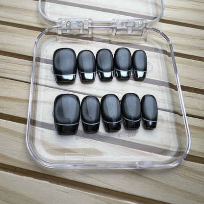 Press On Nails Short Square G0034-D Easy Beauty Nepal