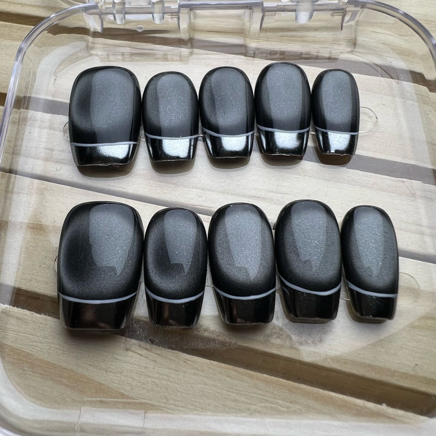 Press On Nails Short Square G0034-D Easy Beauty Nepal