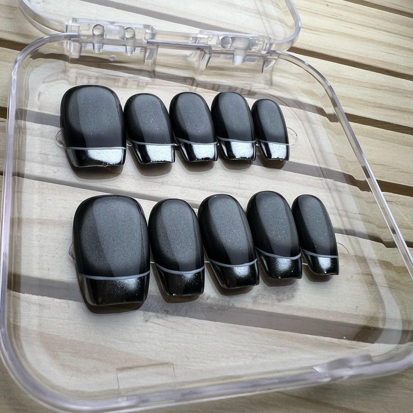 Press On Nails Short Square G0034-D Easy Beauty Nepal