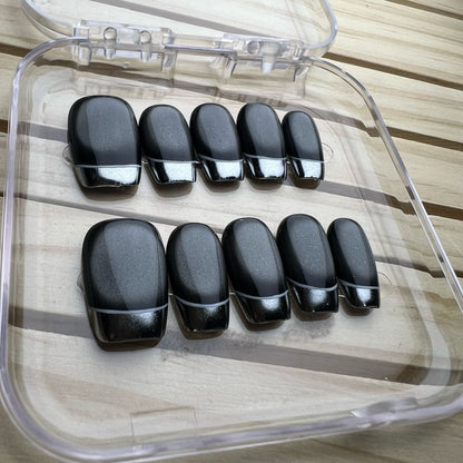 Press On Nails Short Square G0034-D Easy Beauty Nepal