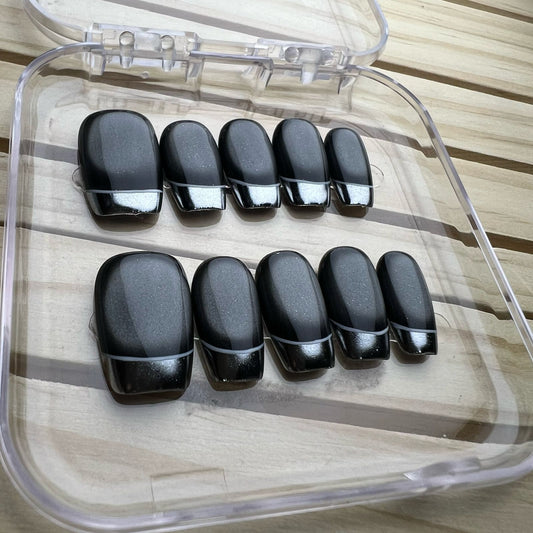 Press On Nails Short Square G0034-D Easy Beauty Nepal