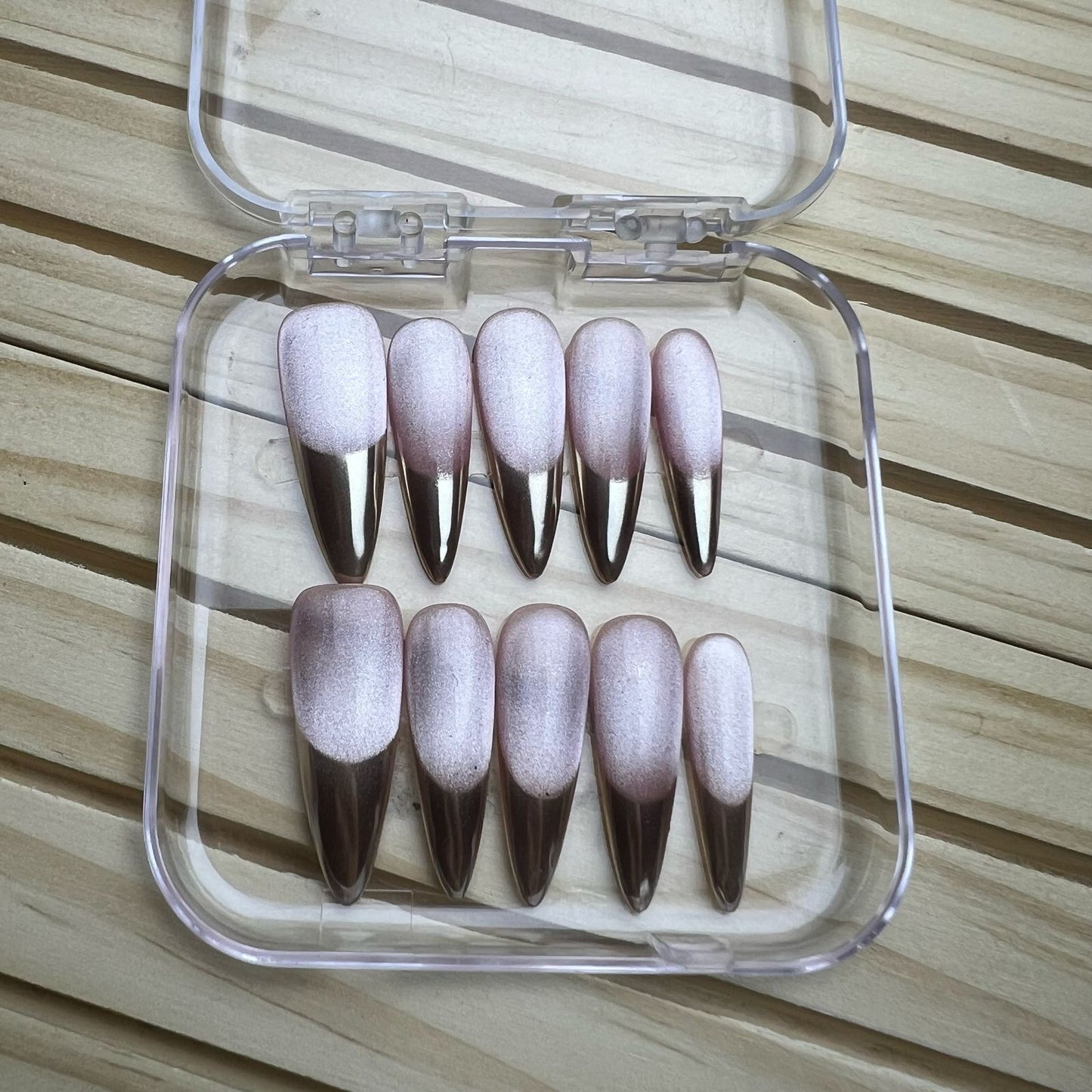 Press On Nails Long Stiletto L0340-A Easy Beauty Nepal