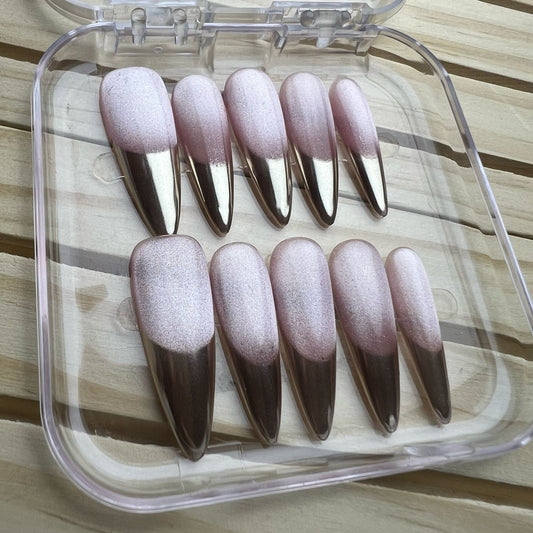 Press On Nails Long Stiletto L0340-A Easy Beauty Nepal