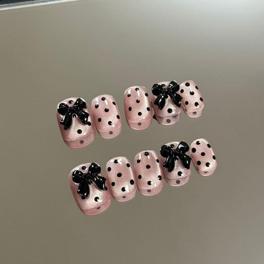 Y018 Press On Nails Round Oval Shape Easy Beauty Nepal