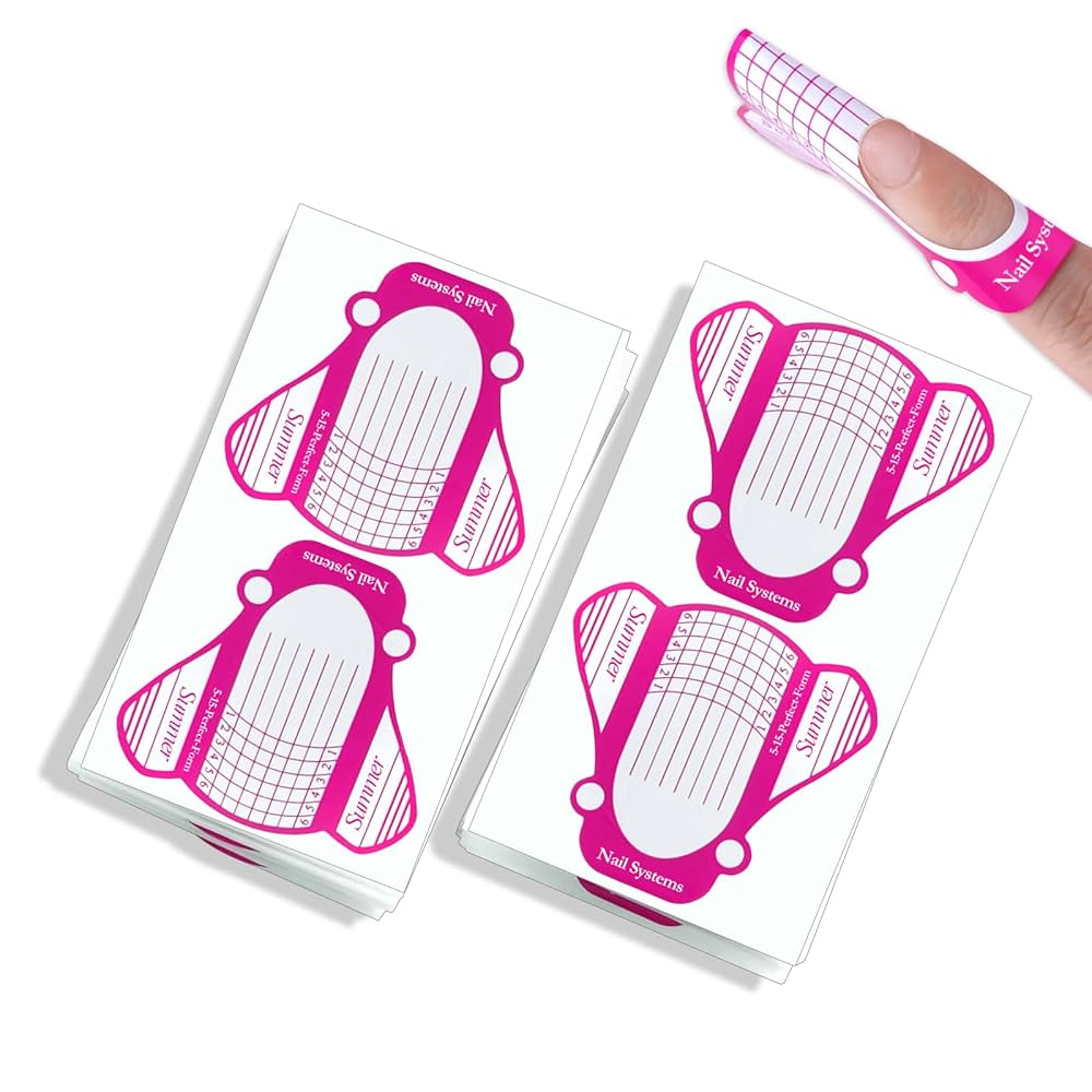 Professional 100pcs Nail Form For Nail Art Extension Nail Builder Mask Queen Nepal