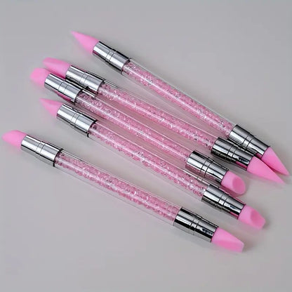 Generic 5Pcs Flexible Silicone Brush Nail Tools For 3D Gel Set Mask Queen Nepal