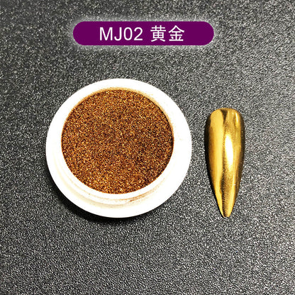 Nail Chrome Powder Golden & Silver Mask Queen Nepal