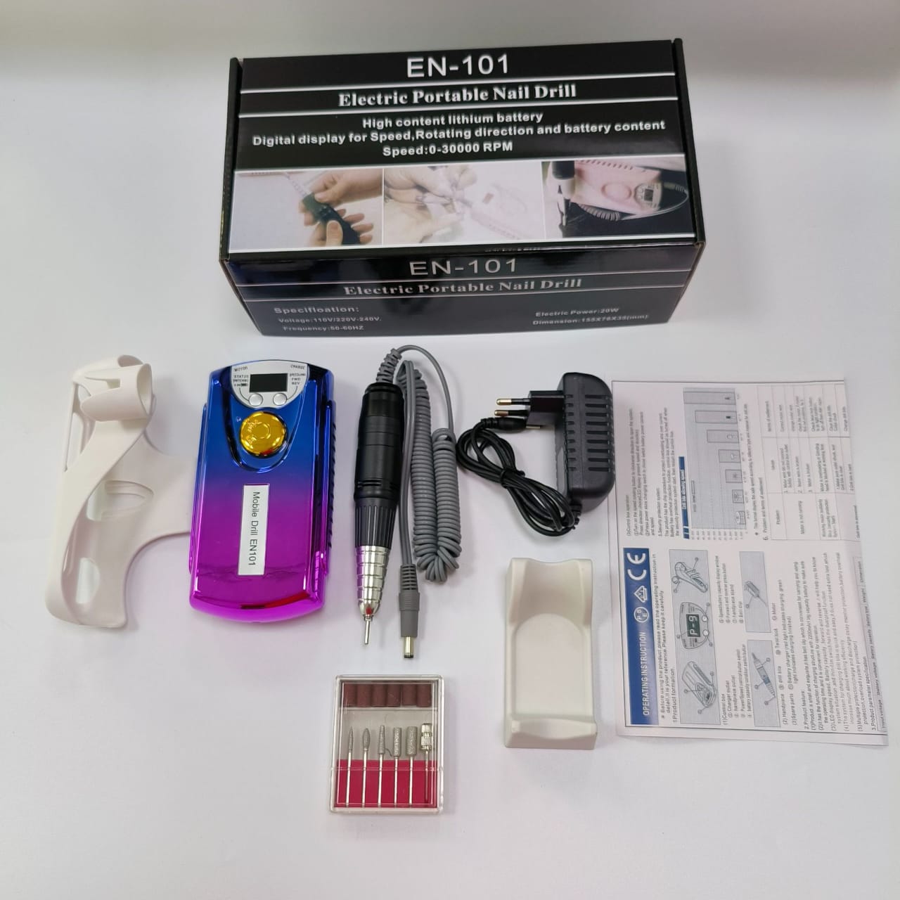 101 RPM35000 Portable Nail Drill Machine Mask Queen Nepal