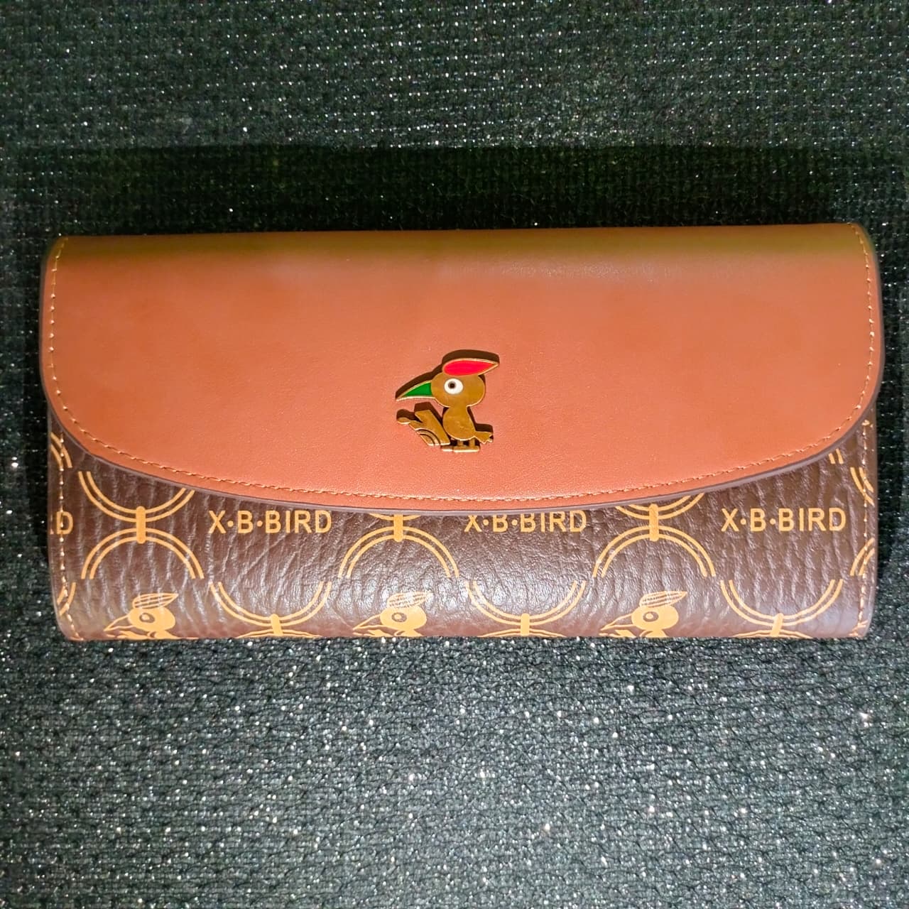 X.B.BIRD Woman's Monogrammed Wallet Mask Queen Nepal