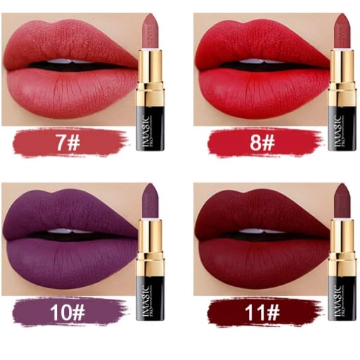 IMAGIC Professional Velvet Matte Colour Waterproof Lipstick Easy Beauty Nepal