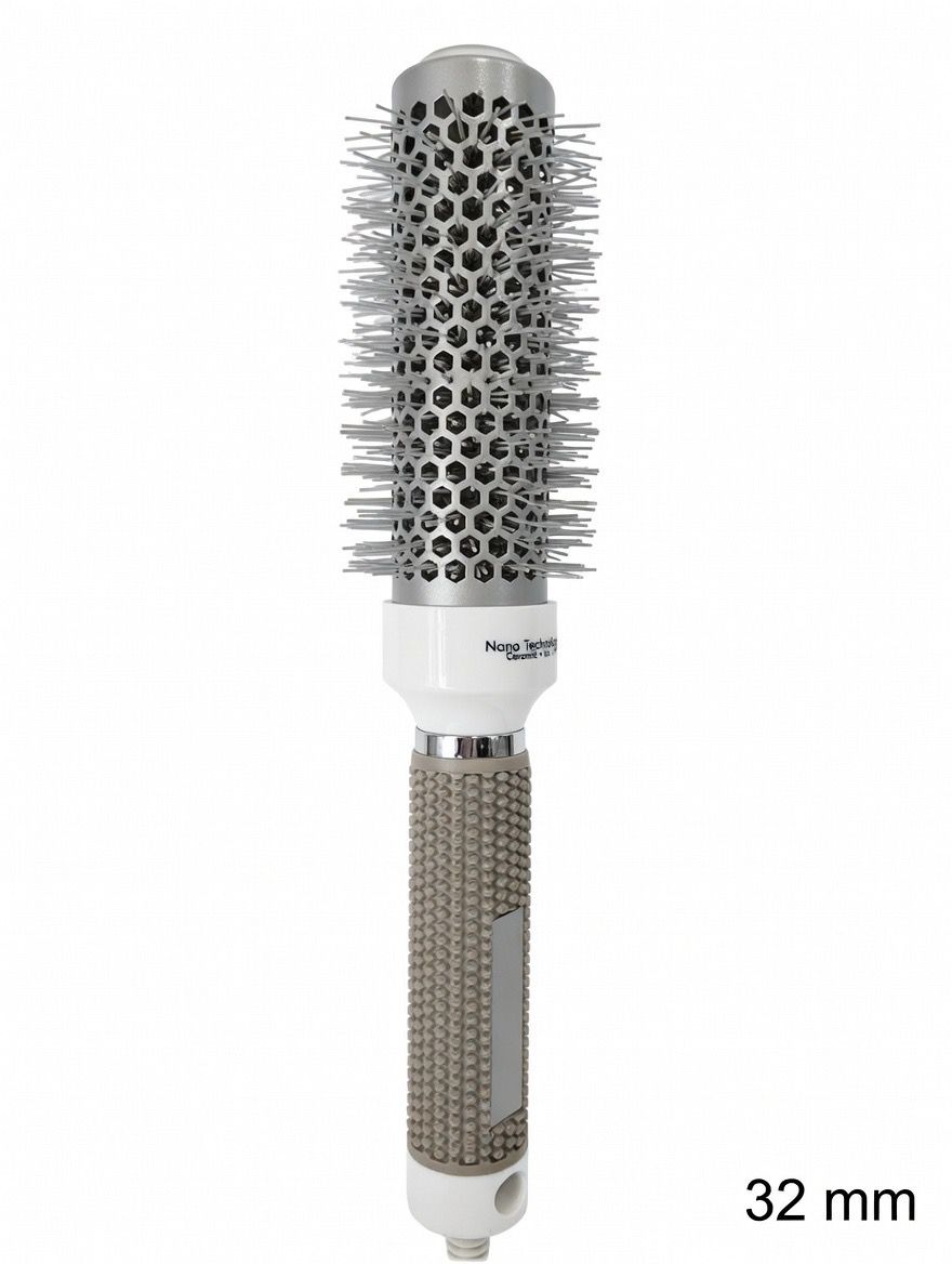 Nano Technology Ceramic + Ionic Round Hair Brush Mask Queen Nepal