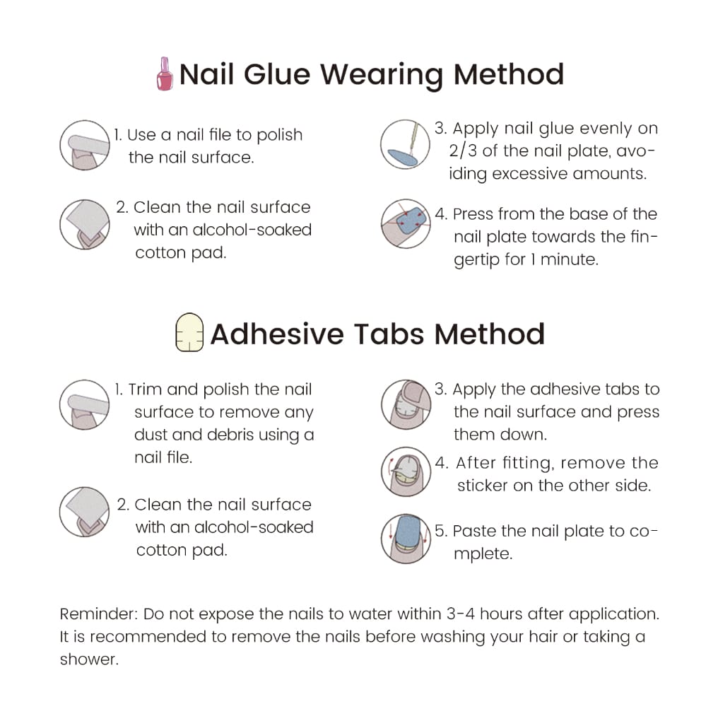 Press On Nail Label Card Mask Queen Nepal