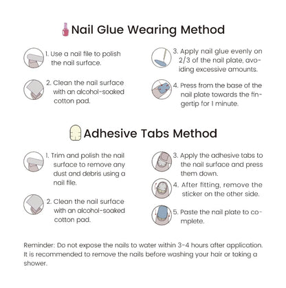 Press On Nail Label Card Mask Queen Nepal