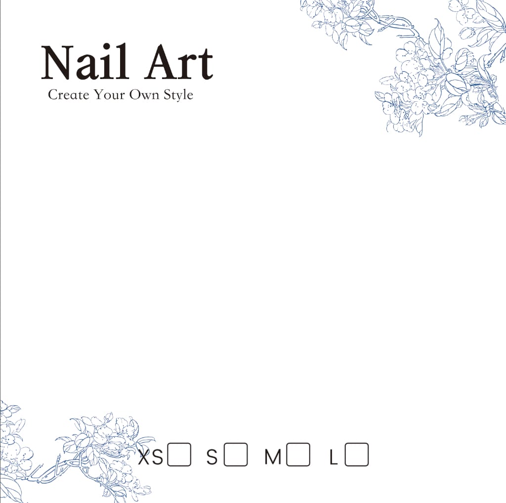 Press On Nail Label Card Mask Queen Nepal