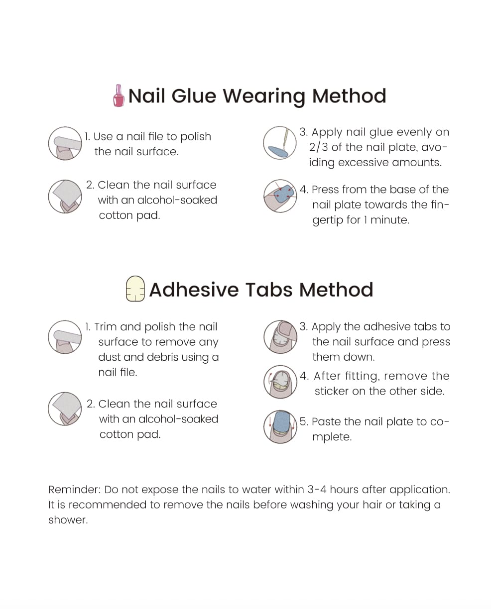 Press On Nail Label Card Mask Queen Nepal