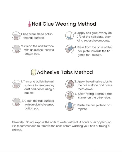 Press On Nail Label Card Mask Queen Nepal