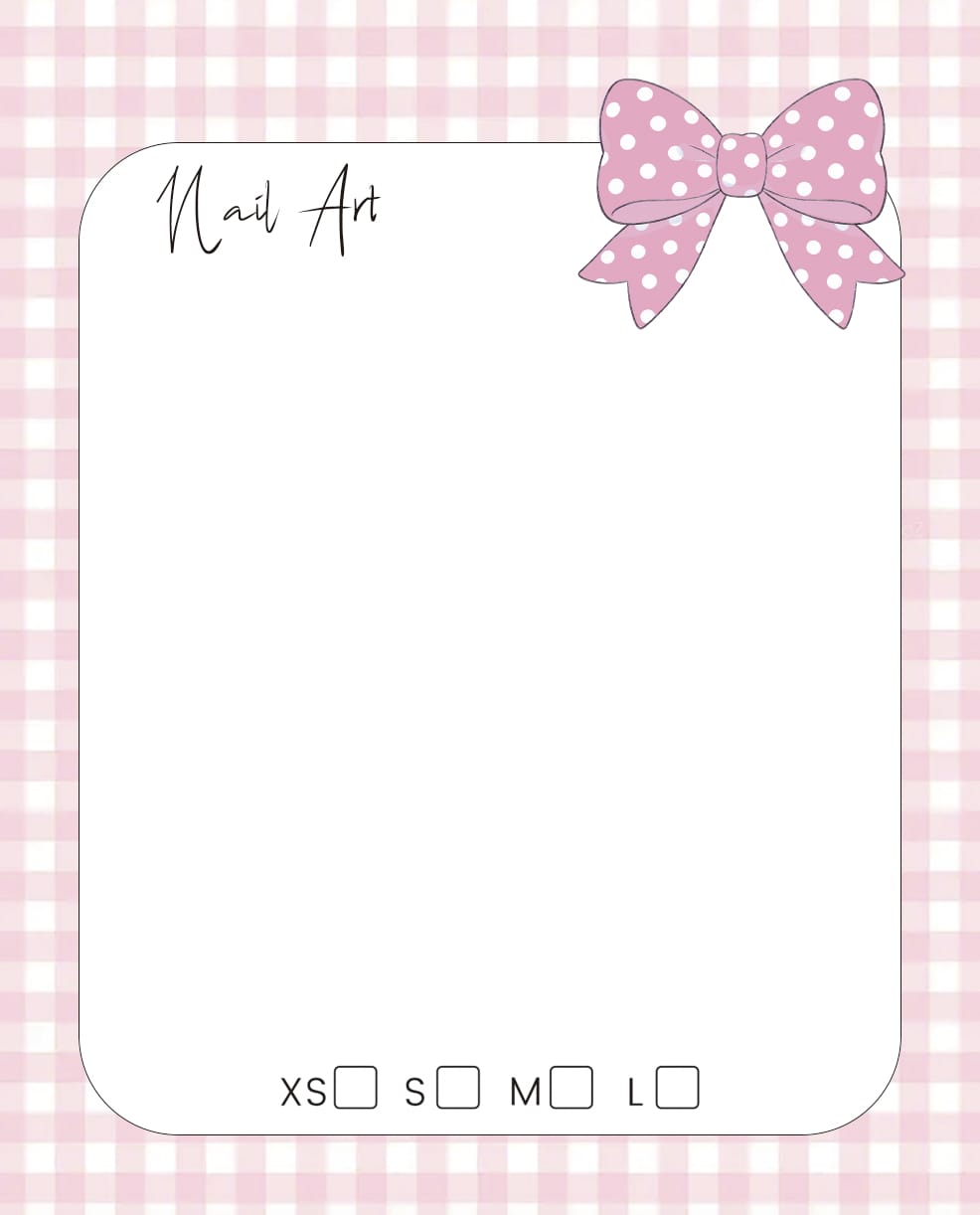 Press On Nail Label Card Mask Queen Nepal