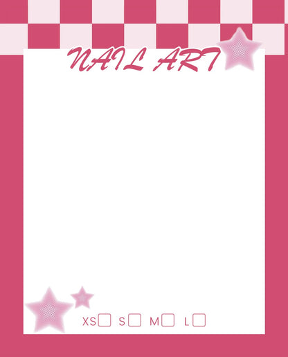 Press On Nail Label Card Mask Queen Nepal