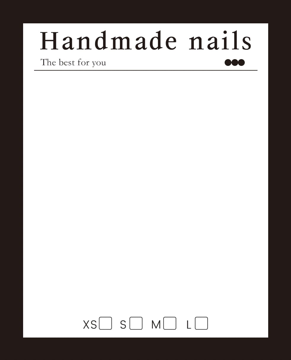 Press On Nail Label Card Mask Queen Nepal
