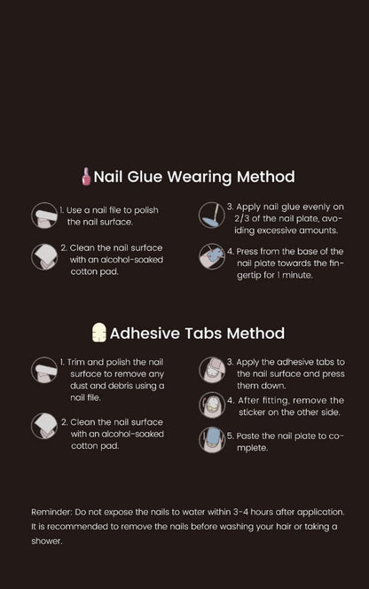 Press On Nail Label Card Mask Queen Nepal