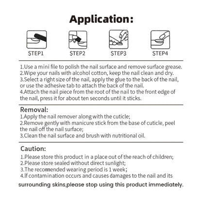 Press On Nail Label Card Mask Queen Nepal