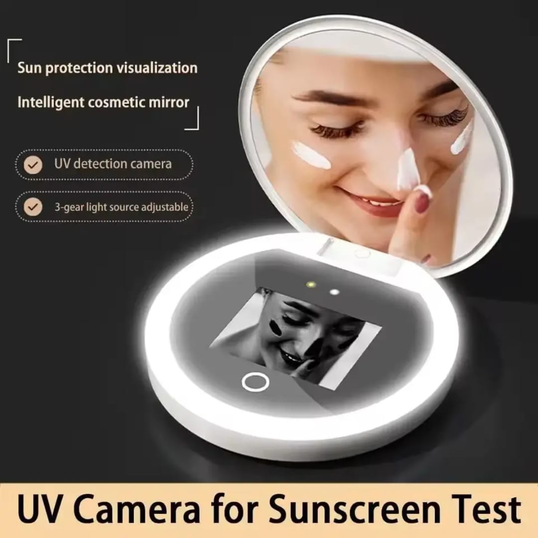 Sunscreen Test UV Rechargeable Camera Mirror Easy Beauty Nepal