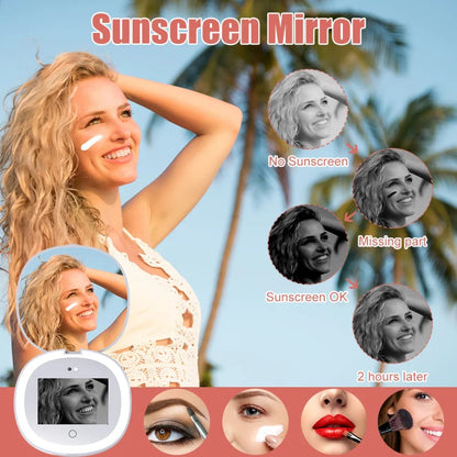 Sunscreen Test UV Rechargeable Camera Mirror Easy Beauty Nepal