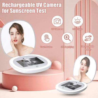 Sunscreen Test UV Rechargeable Camera Mirror Easy Beauty Nepal