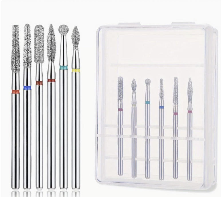 Cuticle Care Nail Drill Bits (5/6 Pcs Set) Mask Queen Nepal