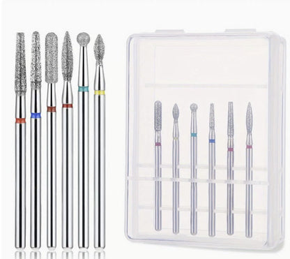 Cuticle Care Nail Drill Bits (5/6 Pcs Set) Mask Queen Nepal