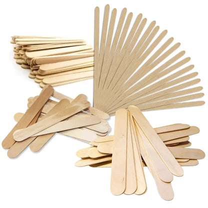 Disposable Wax Wooden Spatula 100pcs Mask Queen Nepal