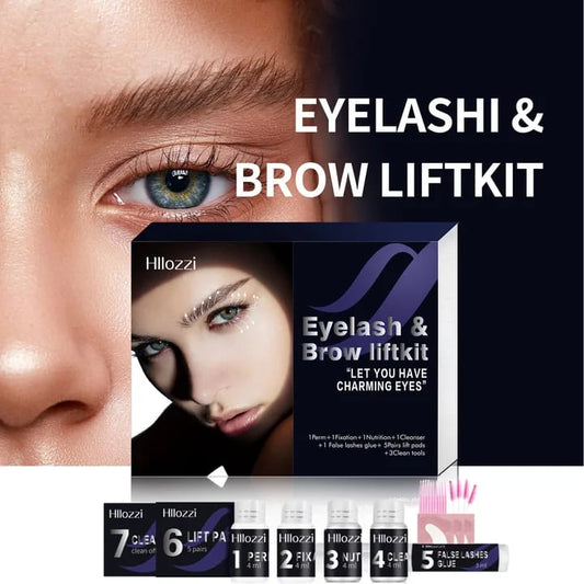 Professional 2-in-1 Lash Lifting Set For Wavy Eyelashes And Trendy Fuller Brows . Mask Queen Nepal