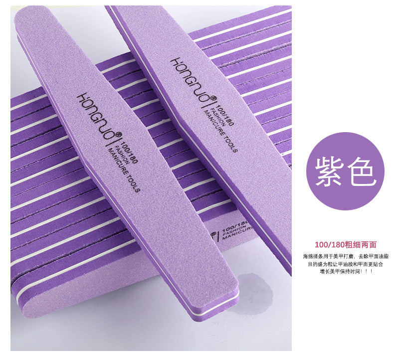 Nail File Double Sided Washable Nail Polishing Strip Nail Accessories Files Manicure Tools Mask Queen Nepal