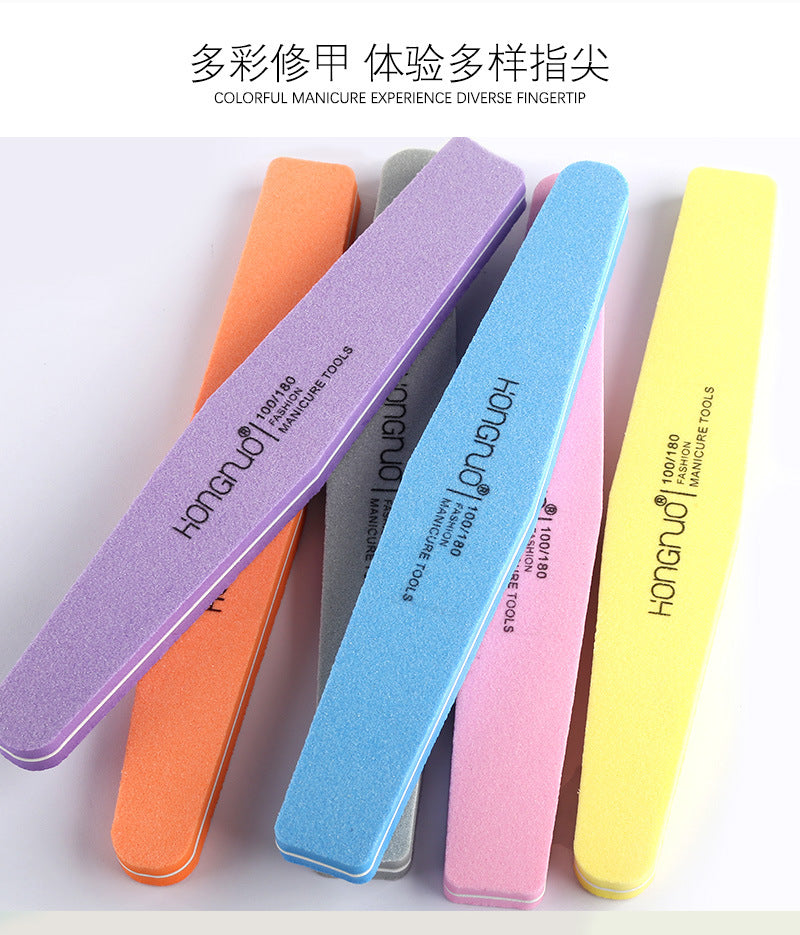 Nail File Double Sided Washable Nail Polishing Strip Nail Accessories Files Manicure Tools Mask Queen Nepal