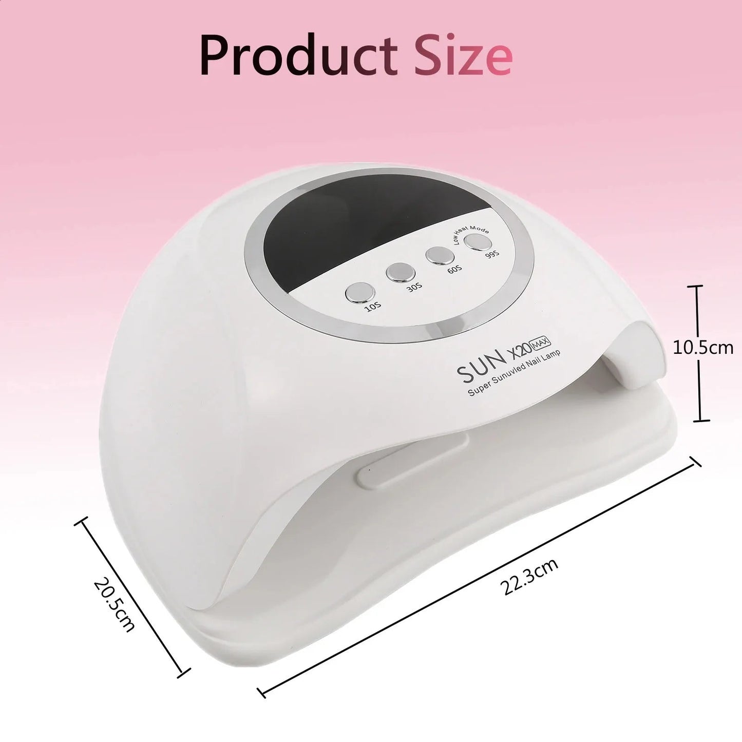 Sun X20 UV Lamp LED Nail Dryer With 72LEDS Mask Queen Nepal
