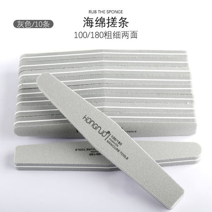 Nail File Double Sided Washable Nail Polishing Strip Nail Accessories Files Manicure Tools Mask Queen Nepal