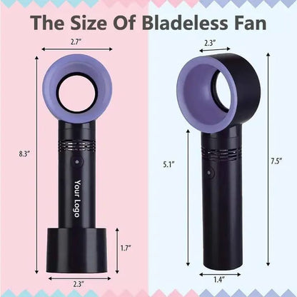 USB Rechargeable Portable Bladeless Fan Handheld Mask Queen Nepal